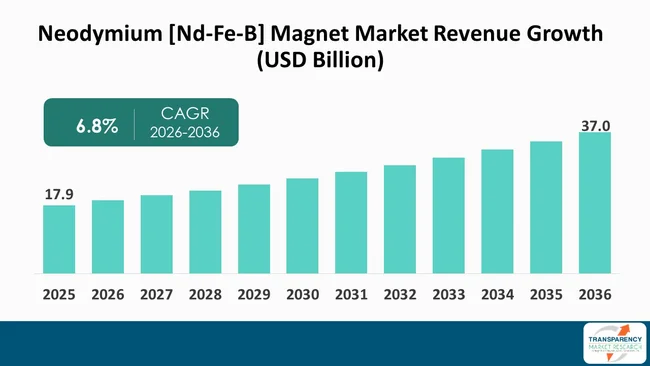 Neodymium [nd Fe B] Magnet Market By Revenue